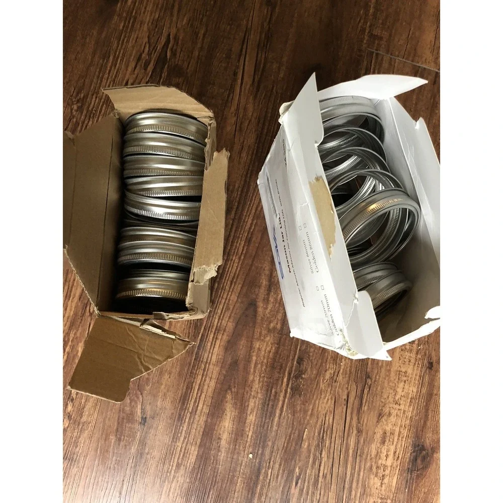 Wide and Regular Mouth Majson Jarr Canning Lids With Bands 18 + 23 New